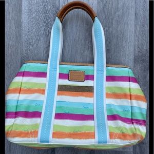 COACH   
Water color Stripe Purse M0673-10025